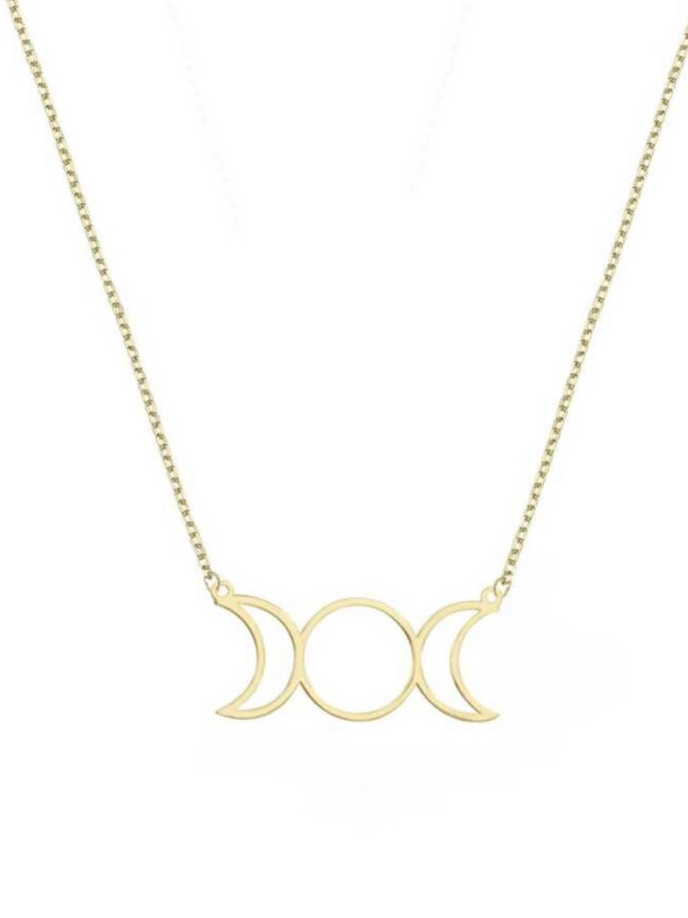 Viral March Goddess Hecate Necklace Women, Men Stainless Steel Witch Knot Greek - Picture 3 of 4
